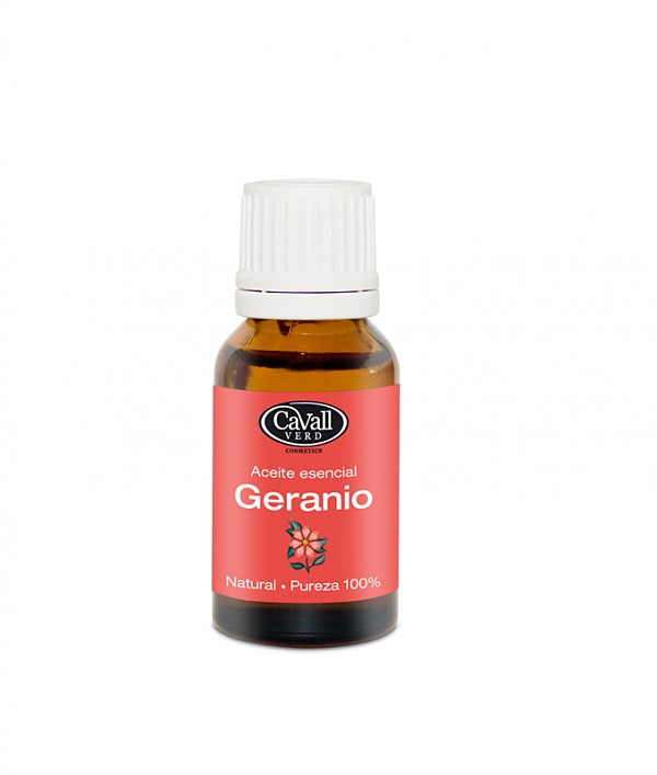 Aceite Esencial de Geranio natural Cavall Verd 15 ml.