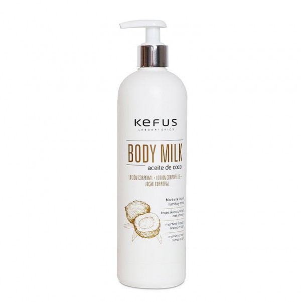 KEFUS body milk aceite de coco 500ml