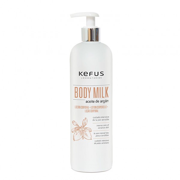 KEFUS body milk aceite argán 500 ml