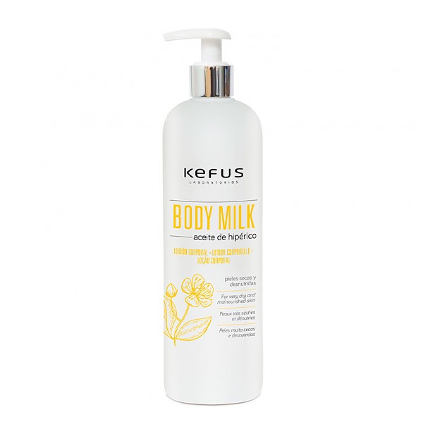 KEFUS body milk hipérico 500 ml