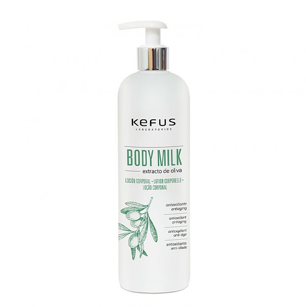 KEFUS body milk extracto de oliva 500 ml